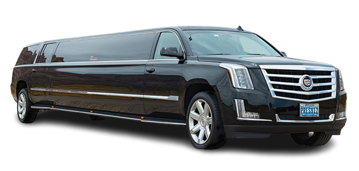 Escalade Stretch Limo without background